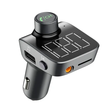 

Wireless Bluetooth Car Kit Handsfree Wireless Bluetooth FM Transmitter LCD MP3 Player USB Car Kit Styling