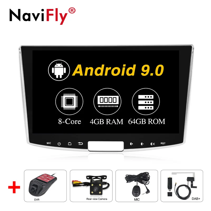 Clearance Android9.0 Octa Core 4G RAM 64G ROM Car GPS Radio player for Passat B6 B7 CC Magotan 2011-2015  Auto gps navigator 0
