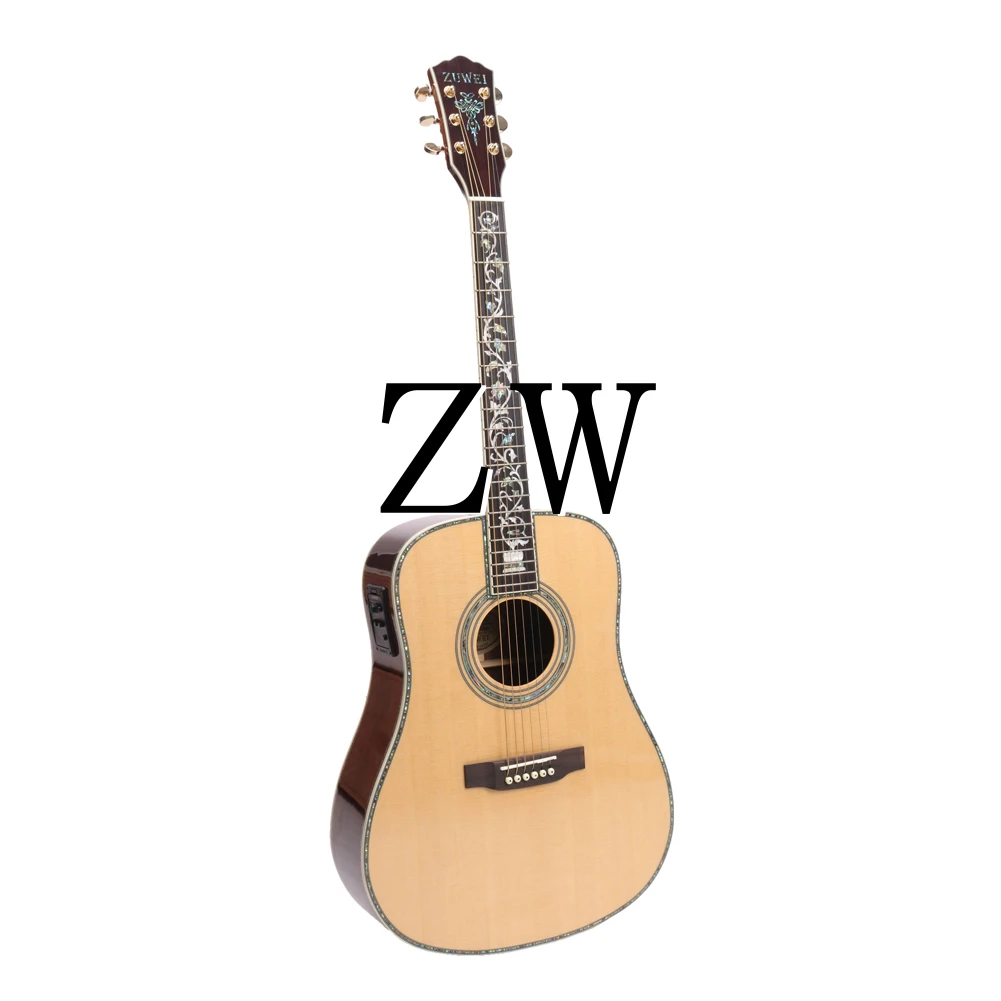 未使用品 ZUWEI KA-200E ZW-D45 アコースティックギター