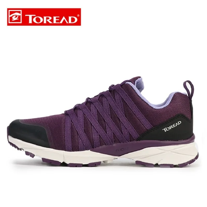 Dark purple Женская обувь для бега по пересеченной местности, легкая обувь для бега, дышащая Нескользящая износостойкая обувь, кроссовки - Цвет: Dark purple