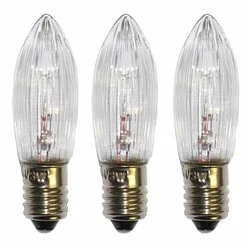 clown 10pcs/pack E10 LED Replacement Lamp Bulb Candle Light Bulbs for Light Chains 10 V-55 V AC for Bathroom Kitchen Home Bulbs