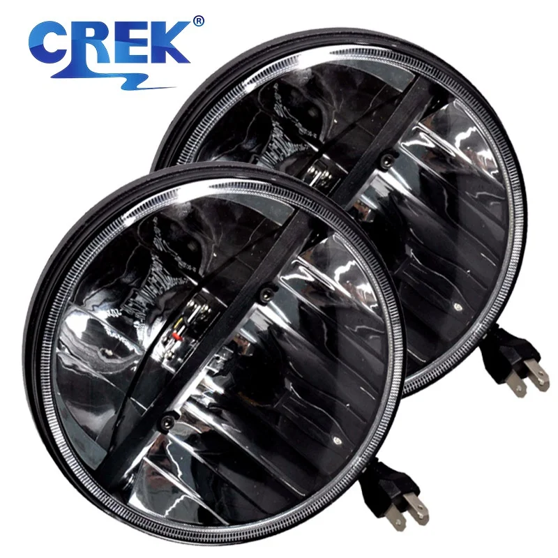 Светодиодные фары CREK 2 шт. головная светодиодный ПА 7 дюймов для пикапов