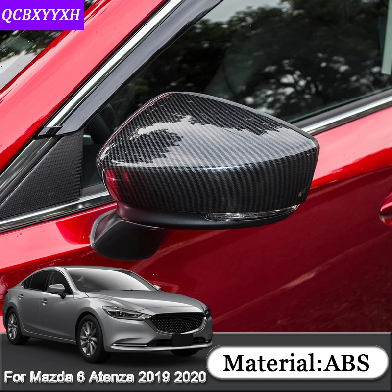 Для Mazda 6 Atenza автомобильный Стайлинг ABS автомобильный внешний зеркальный чехол заднего вида с блестками автомобильные декоративные Стикеры для автомобилей Аксессуары