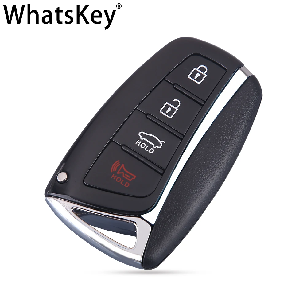 

WhatsKey 4 Buttons Auto Car Key Shell Cover For Hyundai IX45 2012 2013 2014 2015 Santa Fe Remote Key Case