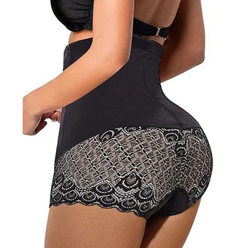 

Fashion Female's Slimming Shape Wear Tummy Control Panties Knicker Body Shapers Sexy Lace Lady Lingerie Corset Shorts 2020