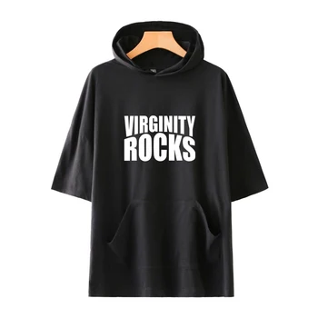 Virginity Rocks Clothes Fashion Hooded T-shirts 2