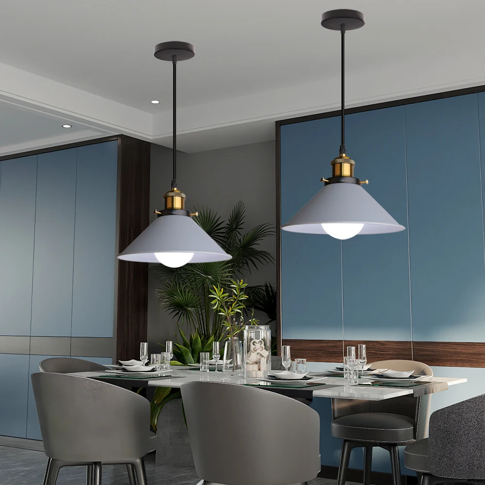 Suspension abat jour design rétro moderne • Luminaires Tendance