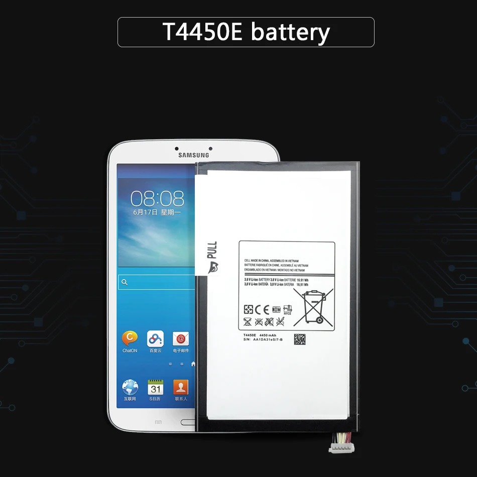 Батарея T4450E для Samsung Galaxy Tab 3 8,0 T310 T311 T315 SM-T310 SM-T311 E0288 E0396 мобильный сменная батарея для мобильного телефона