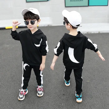 

Kids Boutique Clothing Set Boys Clothes Children Outfits 2019 Spring Autumn Fall Sweatshirt + Pants 1 to 9 Years
