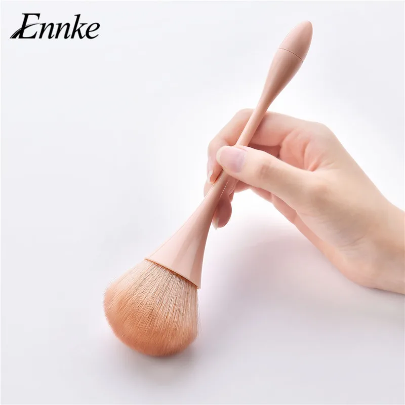 

Large Powder Blush Brush Slim Handle Makeup Brush Soft Synthetic Hair Makeup Tool Face Cosmetics Foundation Powder