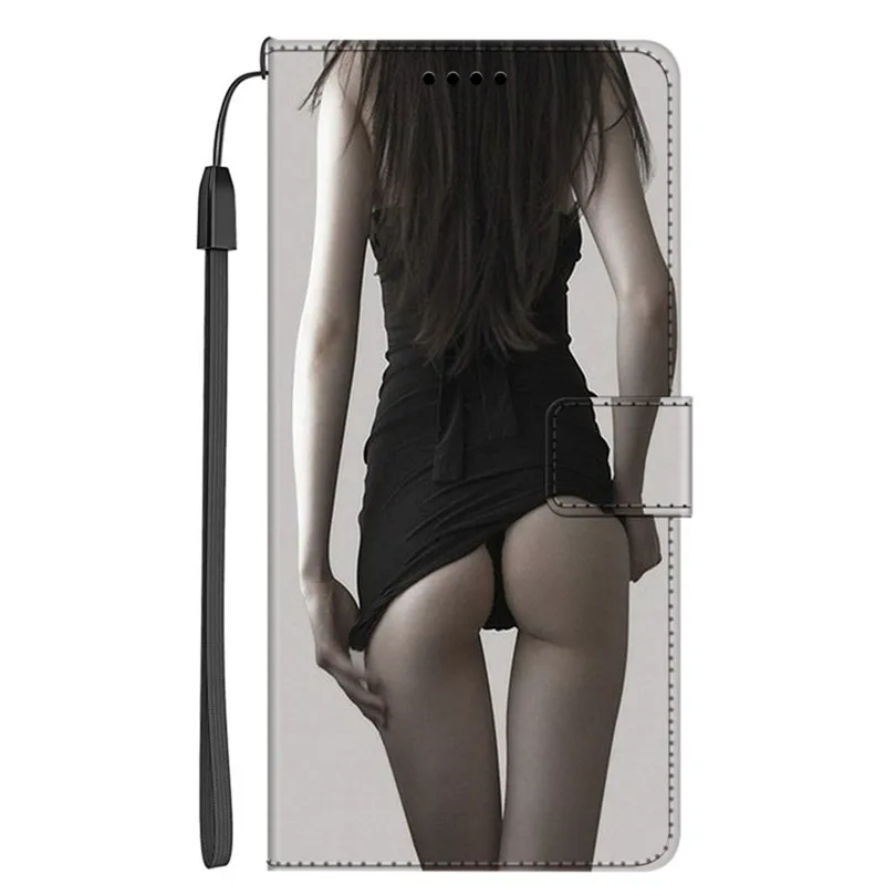 Leather Flip Wallet Case with Magnetic Closure - Elegant Protective Cover