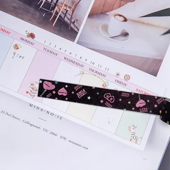 

1Pc Fashion KPOP BLACKPINK Paper Decorative Making Washi Tapes DIY Diary Scrapbooking Stationery Label Sticker Fans Gift