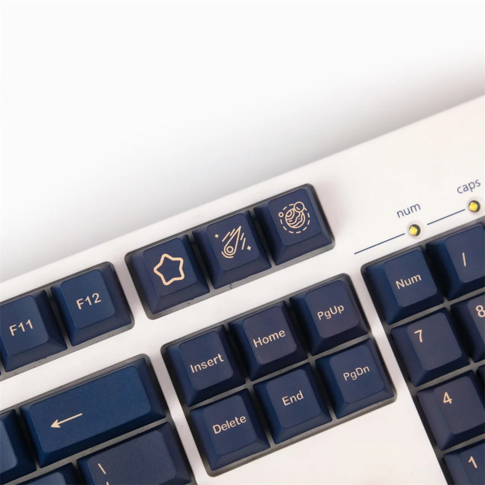 Gmk stargaze keycaps pbt dye-sublimação teclados mecânicos