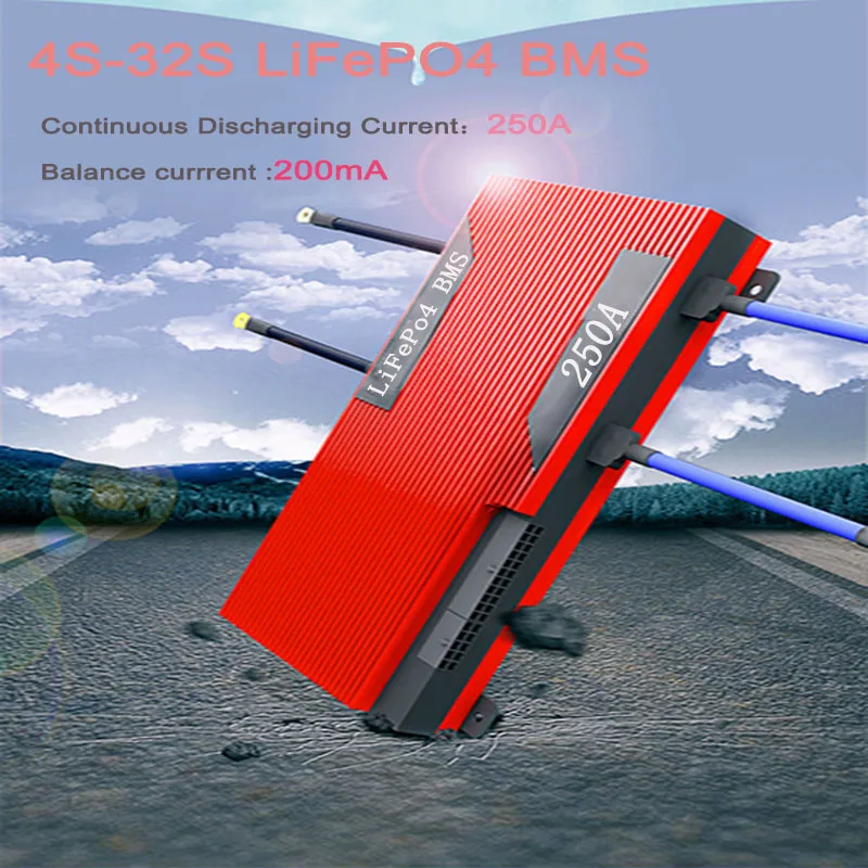 

4S-32S 250A LiFePo4 BMS with balance quick charging for LiFePo4 battery
