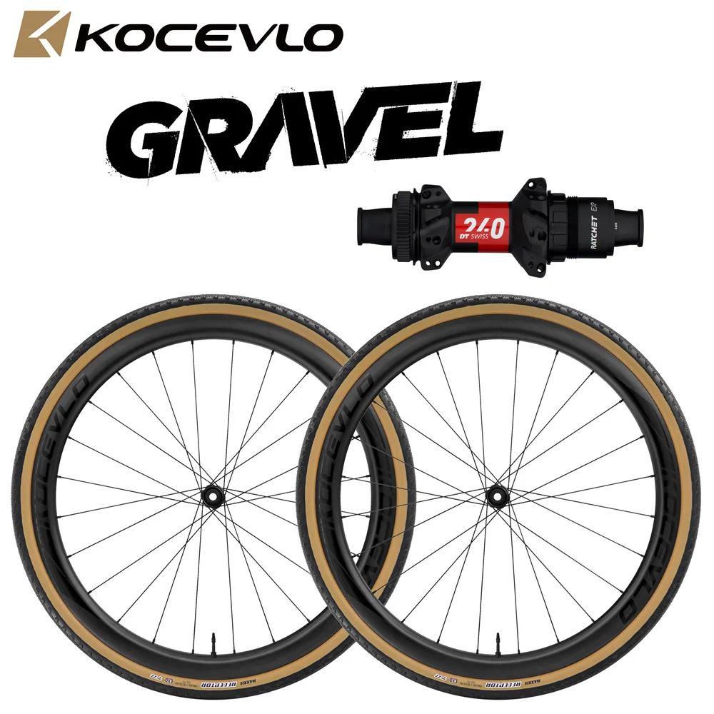 KOCEVLO-juego de ruedas de carbono para carretera, disco sin de 240 buje, ultraligero, llanta de 1380g, de profundidad y 29mm