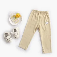 INS/осень г.; Новые товары для девочек; детские модные леггинсы в Корейском стиле; повседневные однотонные леггинсы с рисунком