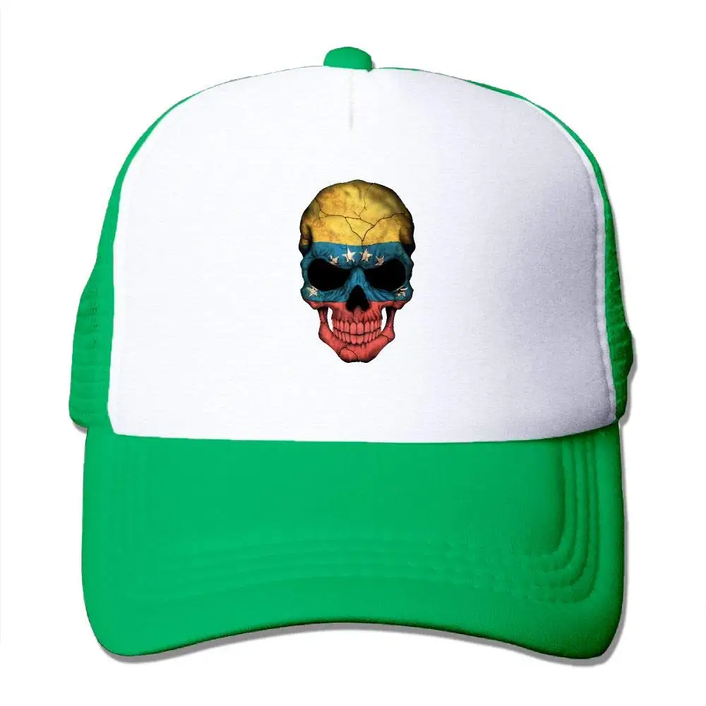 Фуэрельский флаг череп унисекс Сетка Регулируемая простая бейсбольная кепка Дальнобойщик Шляпа