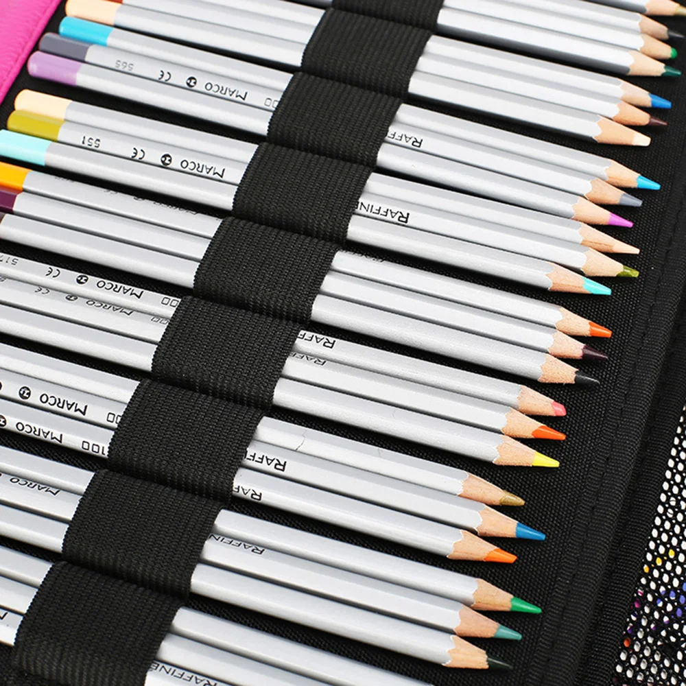 Luxury Pencil Case Professional Penal Big 210 Pencilcase or 140 Ballpoint Pen Box Removable Multi Cartridge Bag Stationery Kit