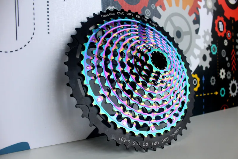 Новая MTB 11 скоростная 9 50T велосипедная кассета Ultimate XD Rainbow 375g ULT Ultralight s 1299 k7