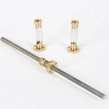 

T8 Anti Backlash Spring Loaded Nut 3D Printer Parts For Lead 2/4/8MM Elimination Gap Nut To Threaded Rod Lead Screws CNC DIY
