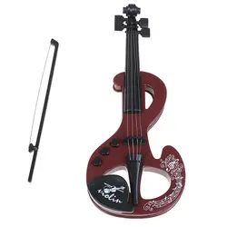 1 шт. пластиковая детская симуляция скрипки Игрушка музыкальный инструмент гитара 1-3 Детские Развивающие головоломки для мальчиков и