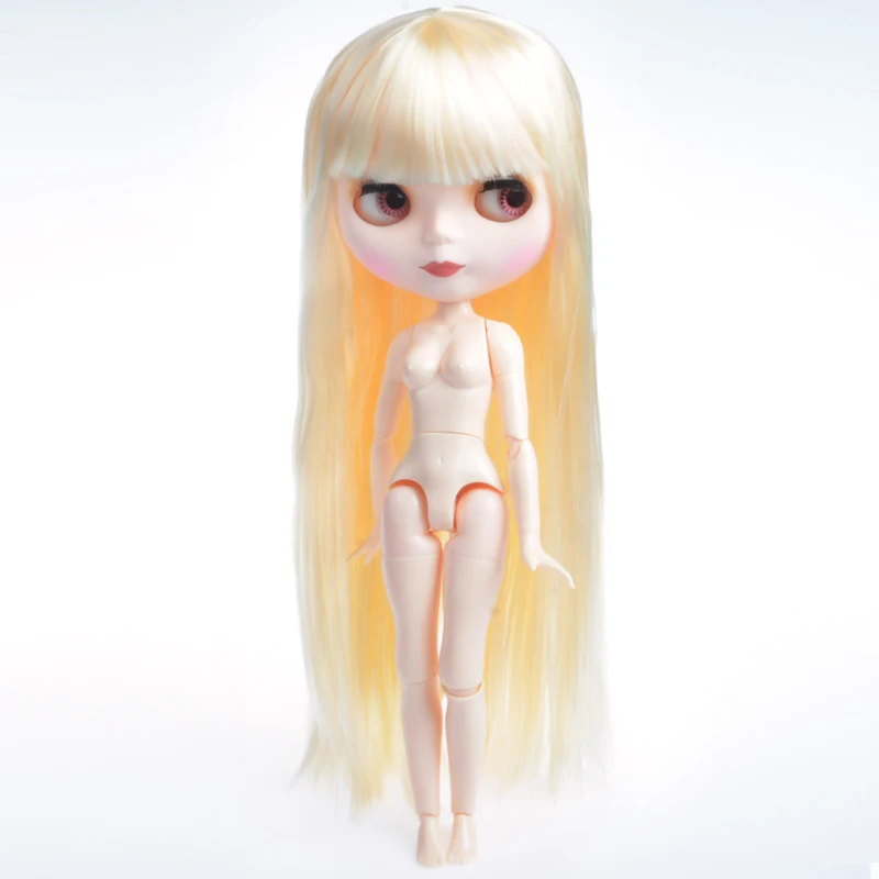 Blyth кукла Blyth матовое лицо матовая белая кожа 1/6 BJD шарнирная кукла пользовательские куклы для девочек подарок для коллекции кукол - Цвет: Matte Face 3-NBL04