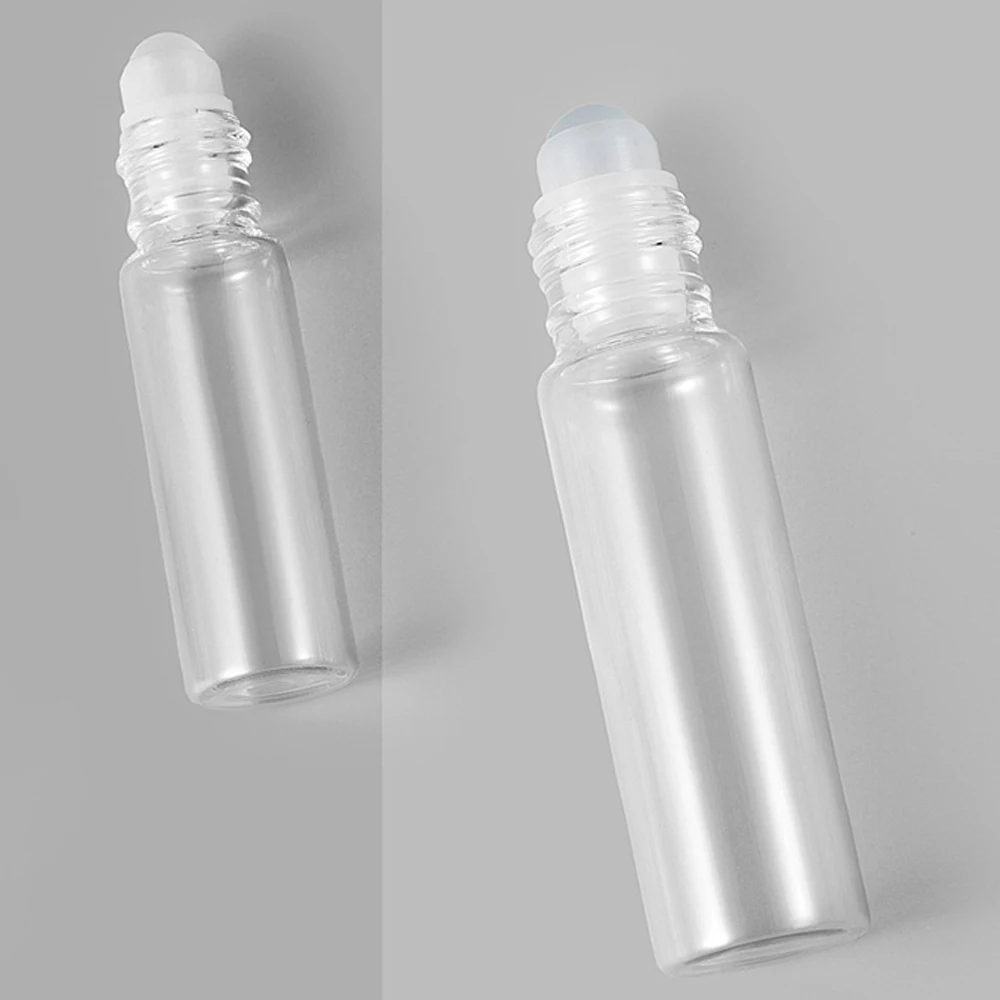 5ml/10ml Essential Oil Roller Bottles Empty Refillable Cosmetic Glass