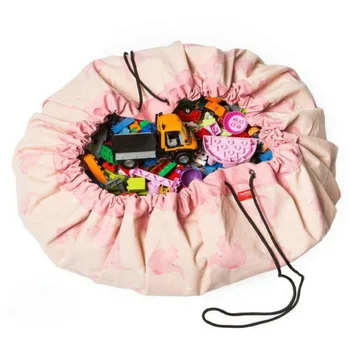 

135CM Elephant Baby Indoor Game Play Mat GYM Portable Toy Multifunctional Cotton Storage Bag Kids Game Carpet Blanket Toy Bag