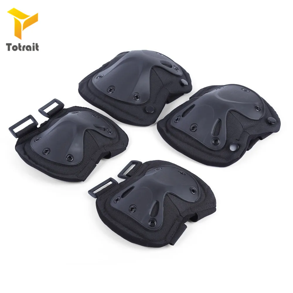 

Tactical Knee Protector Paintball Airsoft Hunting War Game Knee Elbow Protector Outdoor Military Army Knee Pads Elbow Pads Set
