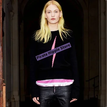 

Geometric Graphic Cashmere Sweater Women Autumn Winter Long Sleeve Round Neck Simple Pullover Casual Vitnage Sweaters Tops 2020