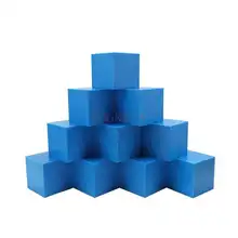 

Elementary school mathematics 10cm cube decimeter cube volume unit demonstrator 1L cube model teaching aids