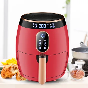 2.6L Air Fryer Multifunctional Electric Oven Digital Intelligent Automatic  Air Fryer Hot Air Oil Free Smokeless Kitchen Cooker 2