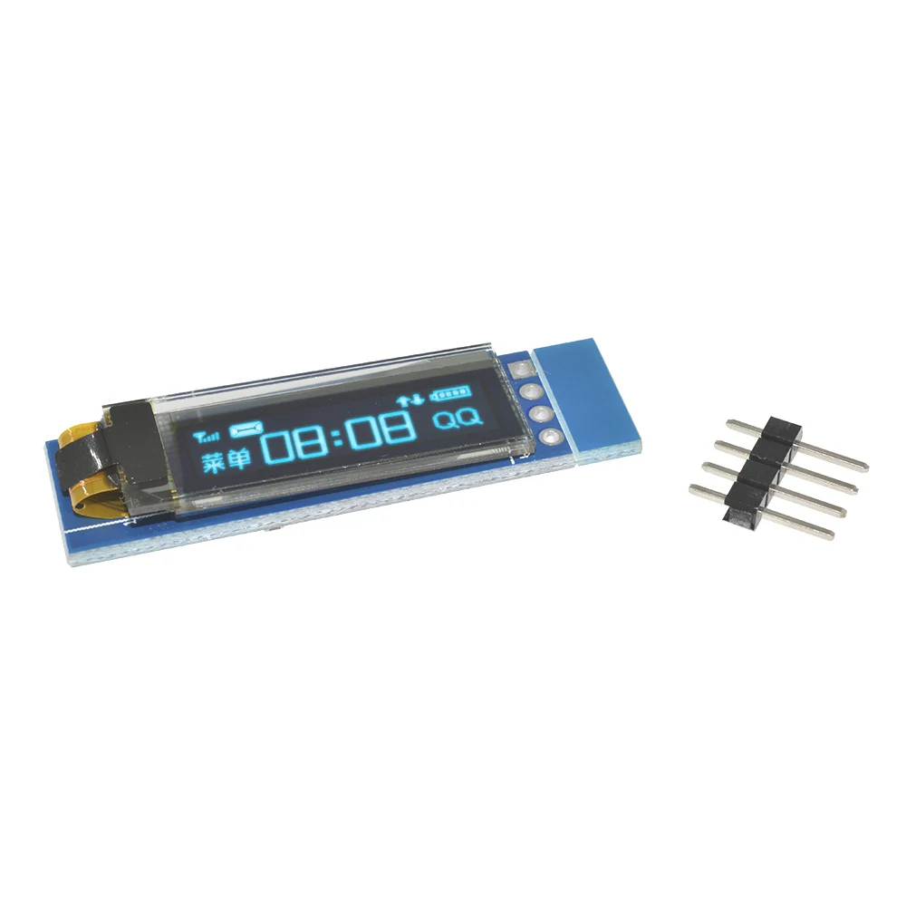 4Pin 0 91 дюймов межсоединений интегральных схем I2C O светодиодный модуль " белый