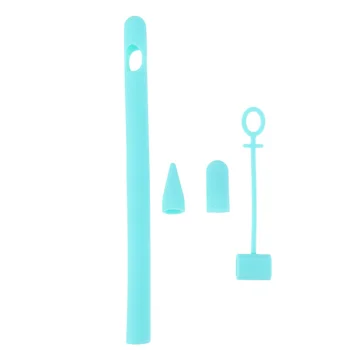 

Screen Touch Pen Protective Cover Anti-Lost Pen Sleeve Silicone Protective Cover Compatible for Apple Pencil Pink