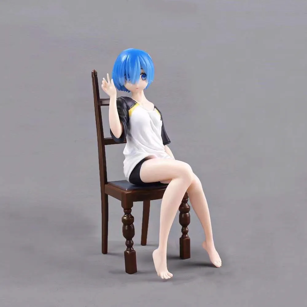 New 32 Style 16.5cm Sitting Posture Rem Figure Anime Relife In A