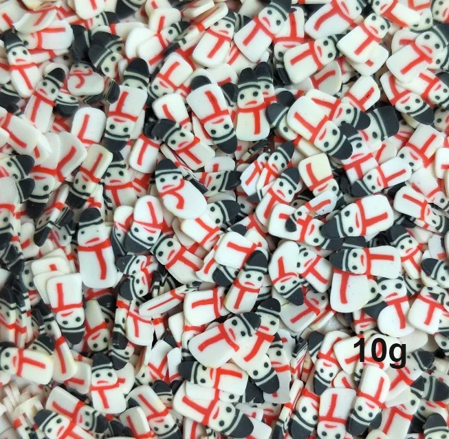 White A 10g Happy Monkey10g Fimo Boba Slime добавки поставки милый Полимерная глина спринклеры DIY Набор наполнитель для облачной прозрачной хрустящей слизи глина - Цвет: White A 10g