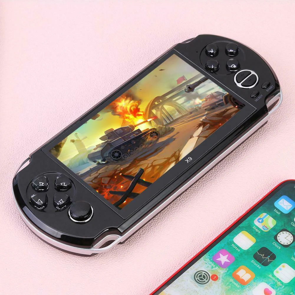 Music Player Rechargeable Video 5.1 Inch LCD Display Kids Game Console Movies Camera Handheld Gift