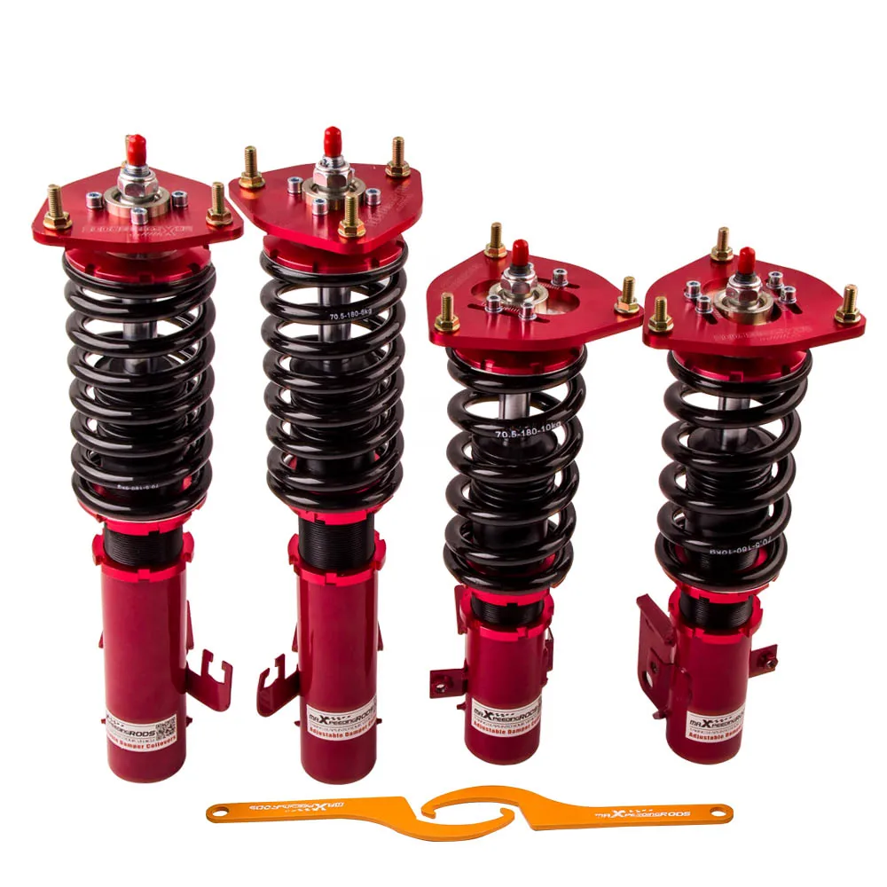 24 Damper Adjustable Coilovers Kit For Subaru Impreza WRX GC8 Shock