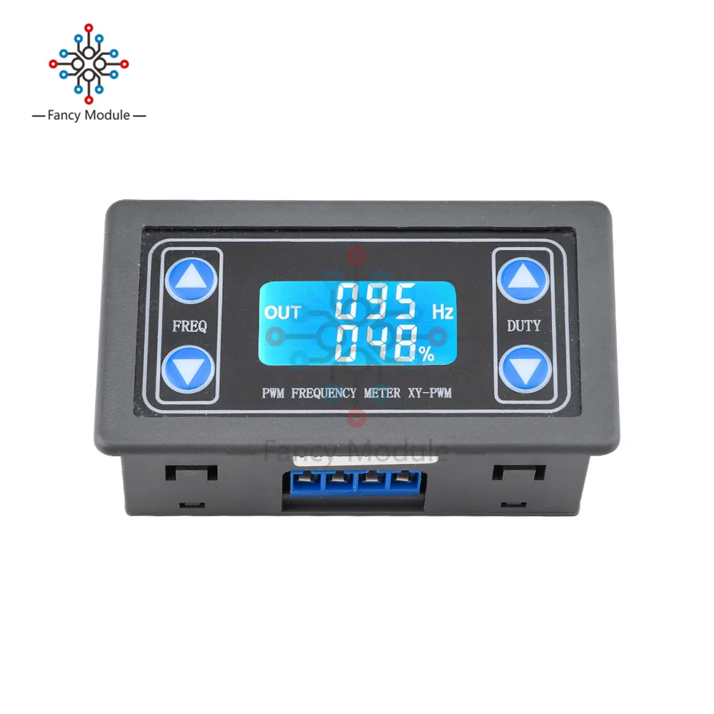 1Hz-150KHz Adjustable Meter PWM Signal Generator Frequency Meter DC 3.3-30V Liquid Crystal Display Duty Cycle Frequency 5
