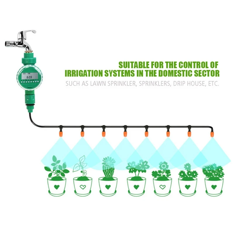 Автоматический цифровой таймер для полива сада, электронный таймер для полива воды, таймер для полива сада, контроллер системы, таймер для полива