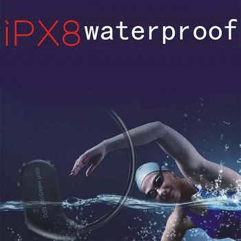 

Fashion Outdoor IPX8 Waterproof Swimming MP3 Player Sport Headphone HiFi Music 4G/8G Memory Diving Running Dustproof Earphones
