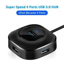 Мульти usb-хаб 3,0 USB C концентратор USB разветвитель type C концентратор 4 порта расширитель USB-C 3,0 Hab адаптер с интерфейсом питания type-C док-станция