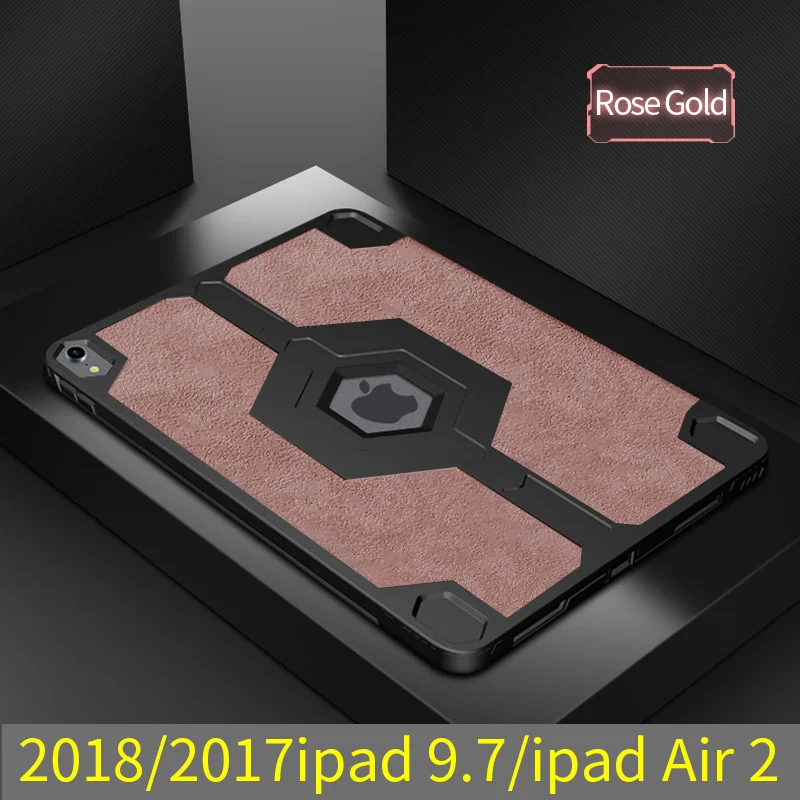 Чехол для iPad 9,7 силиконовый мягкий чехол для Apple iPad чехол 9,7 дюймов TPU для iPad A1893 A1822 флип смарт-чехол - Цвет: Rose gold