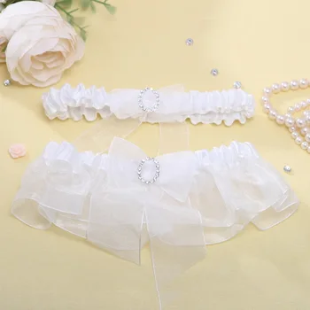 

2-Piece Elegant Wedding Garters Set Cosplay Fashion Stocking Ring