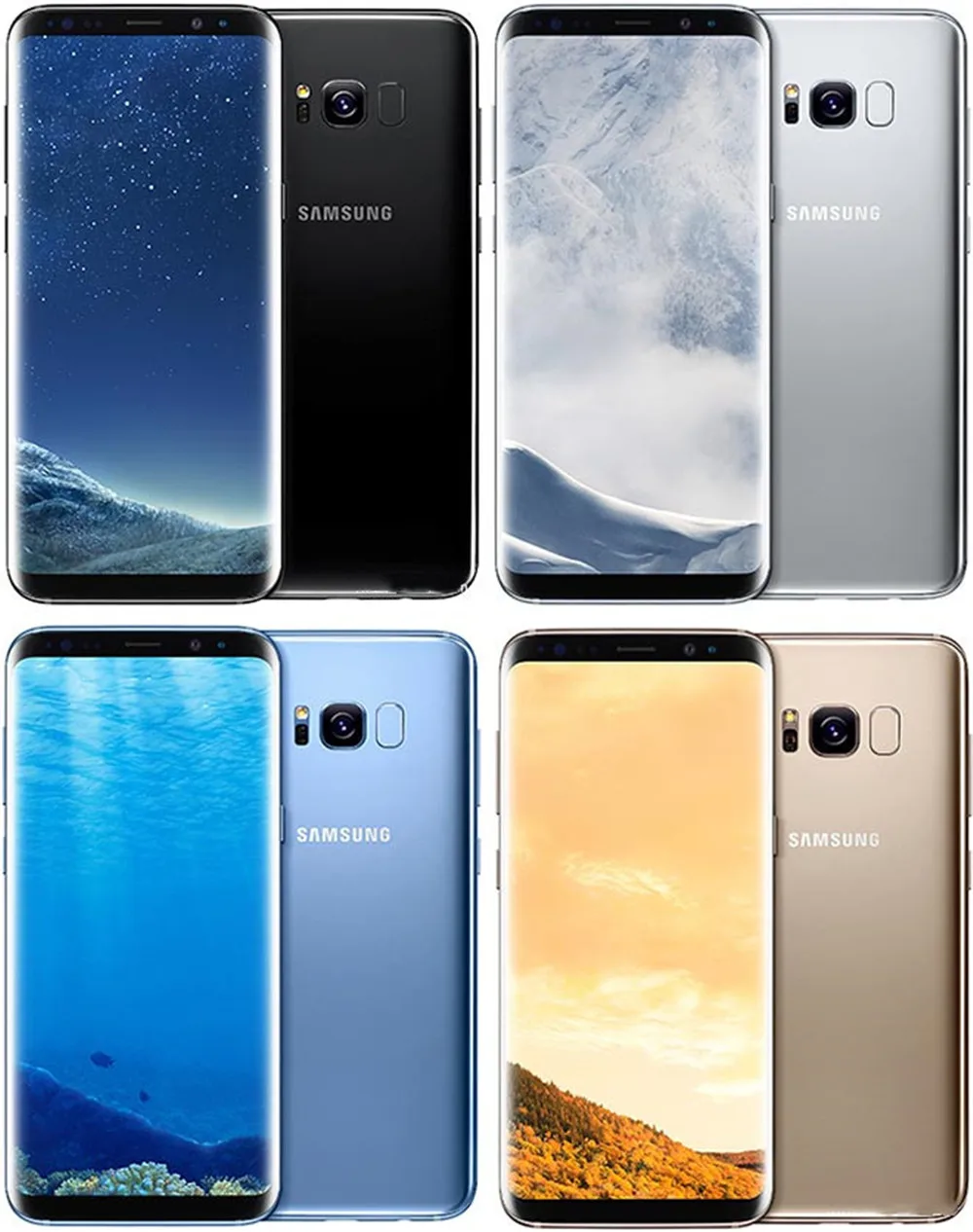 Samsung Galaxy S8+ S8 Plus Refurbished G955U G955U1 4GB RAM 64GB ROM Octa Core 6.2" Snapdragon Fingerprint NFC Original Phone iphone x refurbished