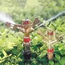 

Dropshipping!! 1/2inch DN15 Copper Rotate Sprinkler Garden Irrigation Spray Nozzle Connector For Outdoor Garden