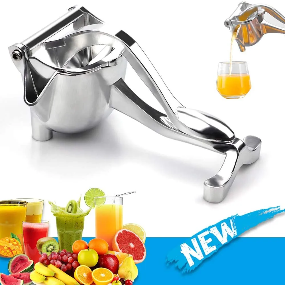 Manual Juice Squeezer Aluminum Alloy Hand Pressure Juicer Pomegranate Orange Lemon Sugar Cane Kitchen Fruit Tool | Дом и сад
