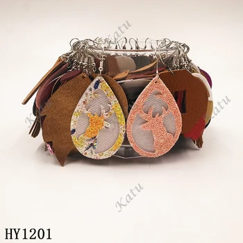 

Christmas deer earrings cutting dies HY1201 new die cut &wooden dies Suitable for common die cutting machines on the market