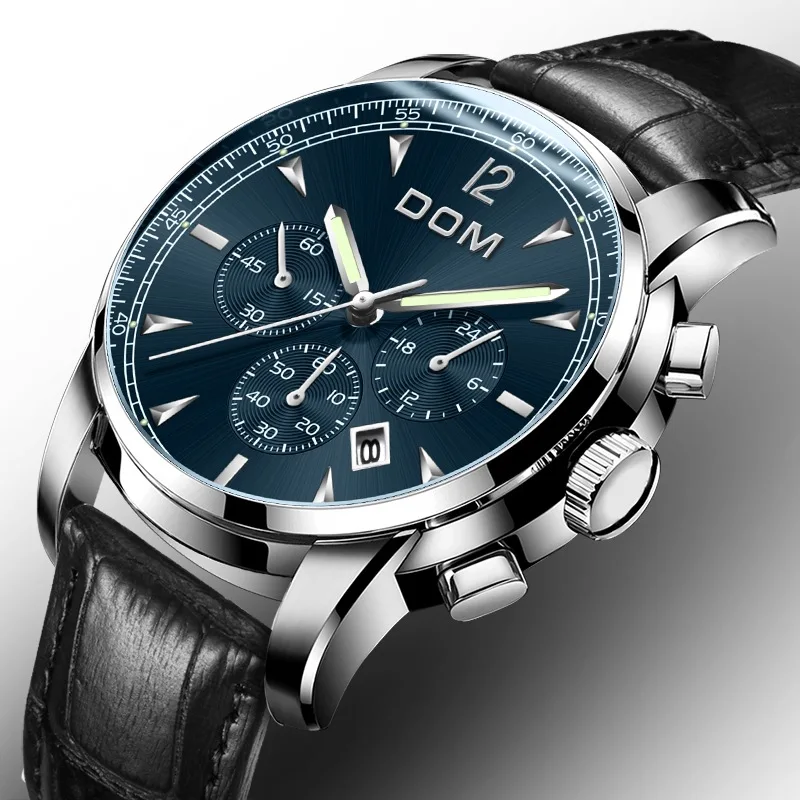 

Multi-functional Watch OEM Processing Gift Customization DOM Timing Feature MEN'S Table M-75PE