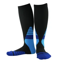 1 пара медных ионов, мягкие баскетбольные футбольные спортивные носки для велоспорта, бега, пешего туризма, варикозного расширения вен, уличные эластичные Компрессионные носки для фитнеса